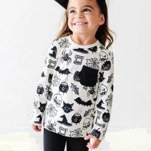 Little Sleepies Halloween Witches Brew Play T shirt with pocket, 6-12 months